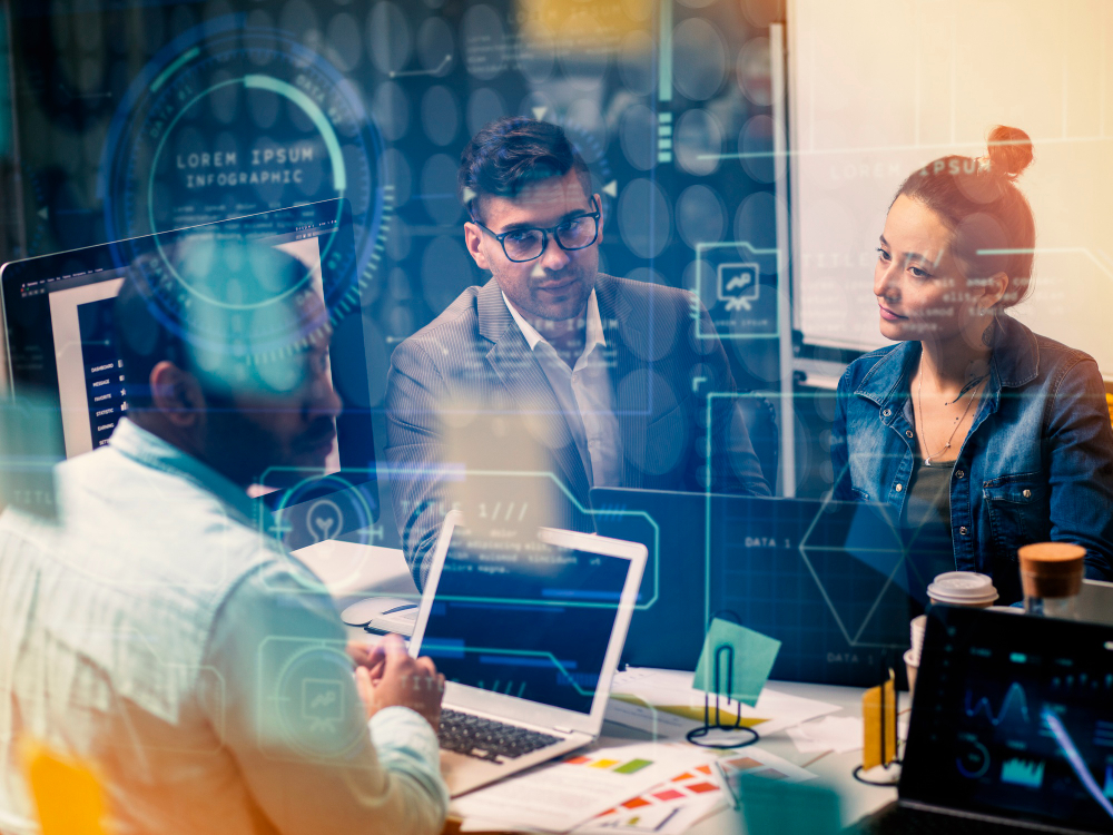 Presenting digital solutions to clients